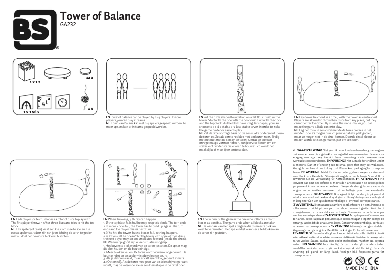 Página 1 del manual Manual de usuario BS Tower of Balance GA232