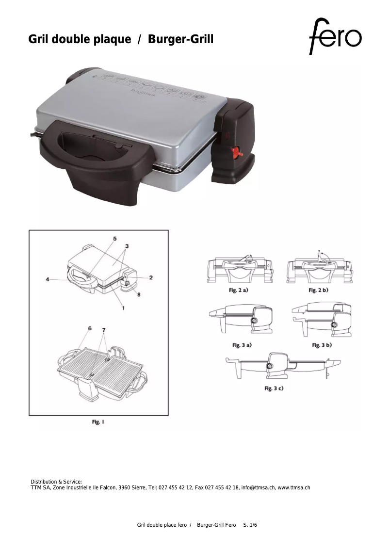 Página 1 del manual Manual de usuario Fero H8251
