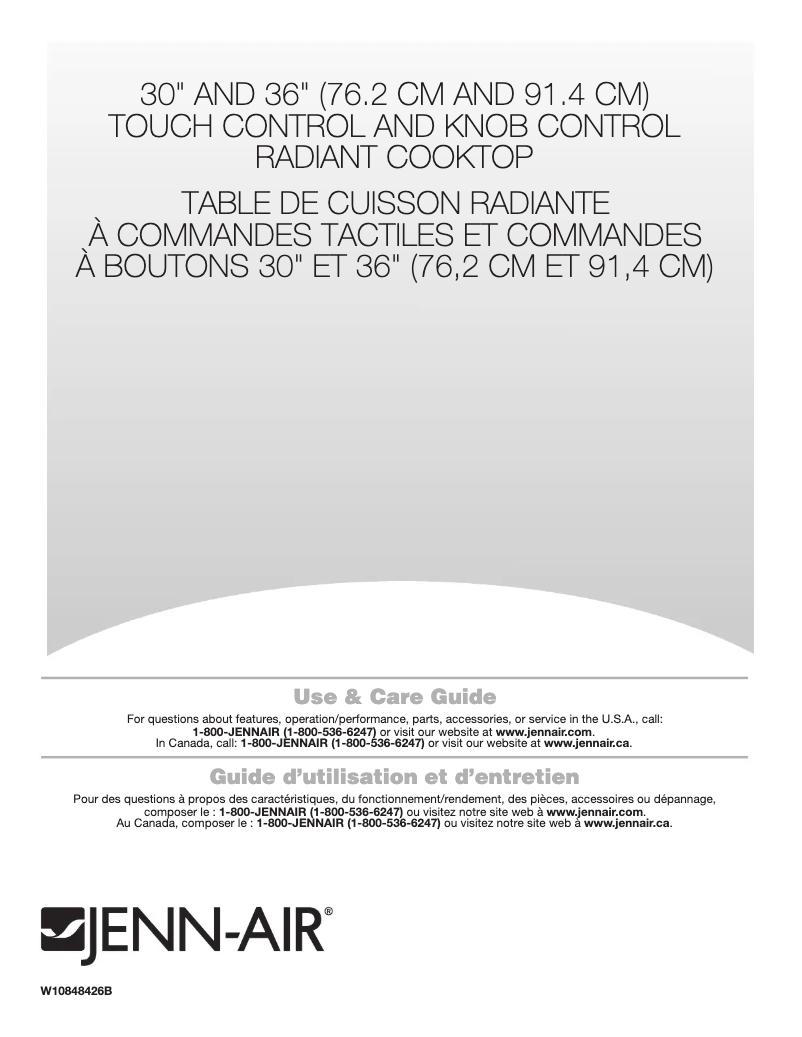 Página 1 del manual Manual de usuario JennAir JED4430GB