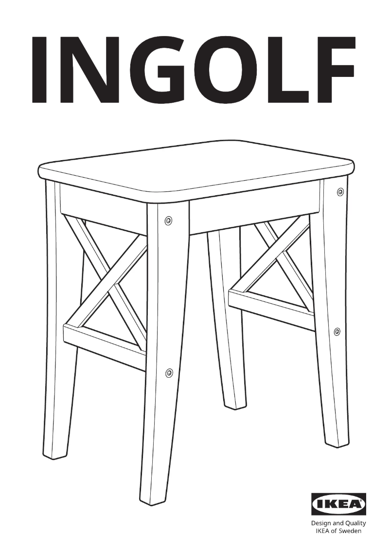 Página 1 del manual Manual de usuario Ikea INGOLF 803.627.28