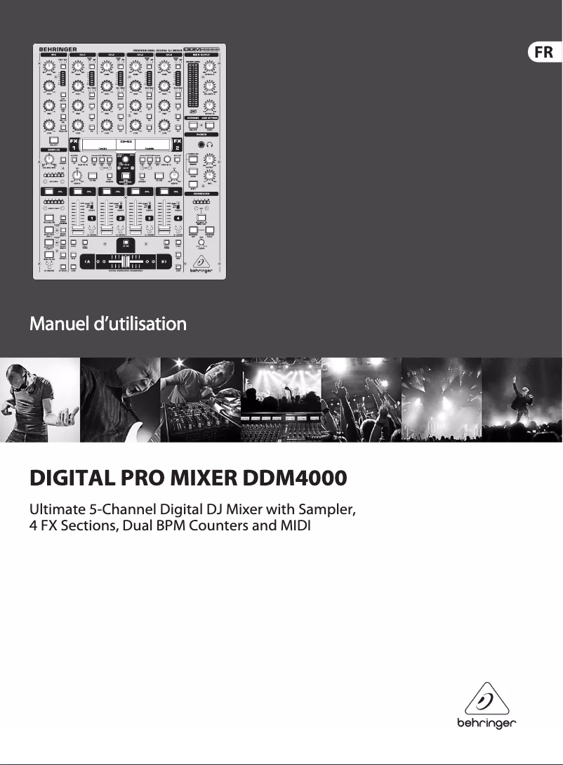 Página 1 del manual Manual de usuario Behringer DDM4000