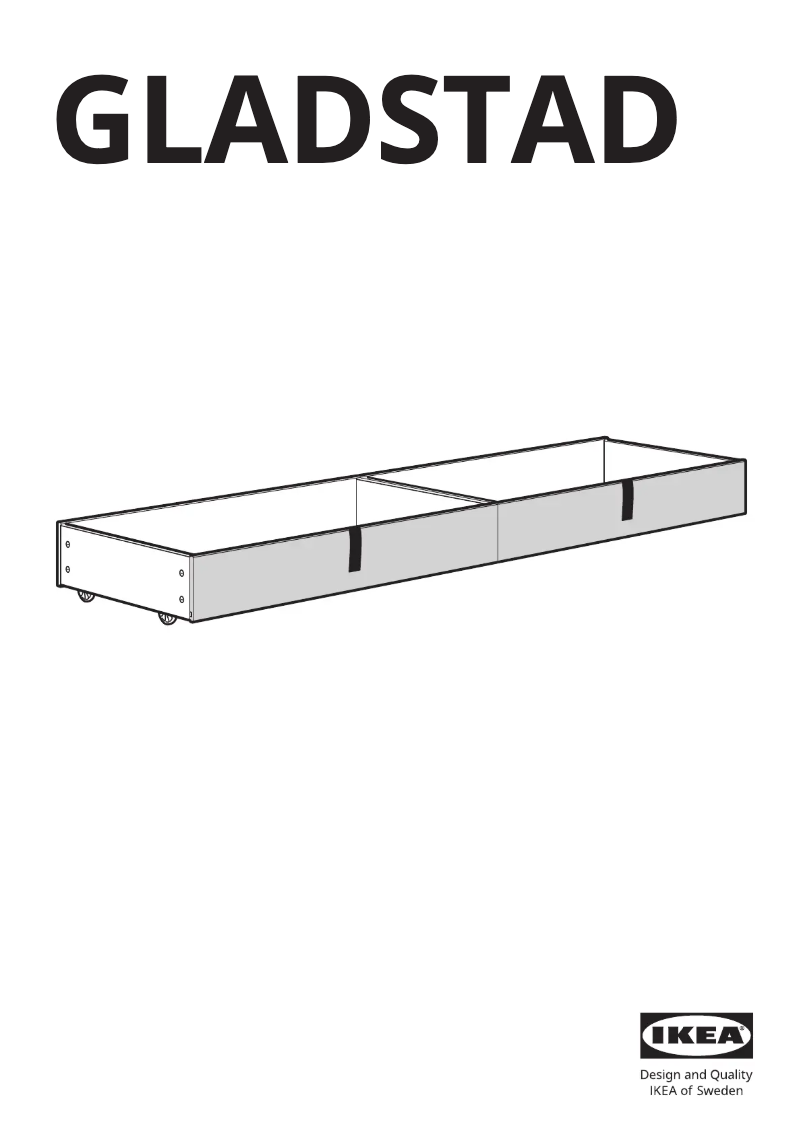 Imagen de la primera página del manual del dispositivo GLADSTAD 104.984.24