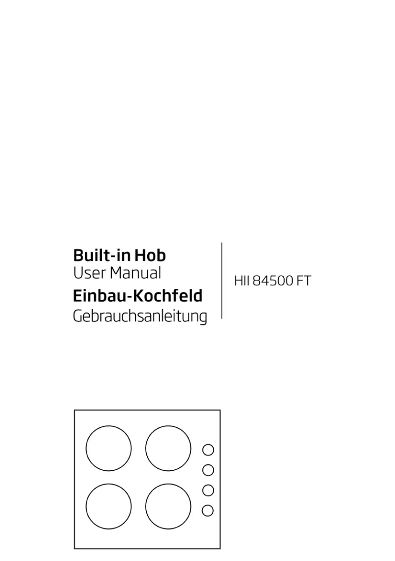 Imagen de la primera página del manual del dispositivo HII 84500 FT