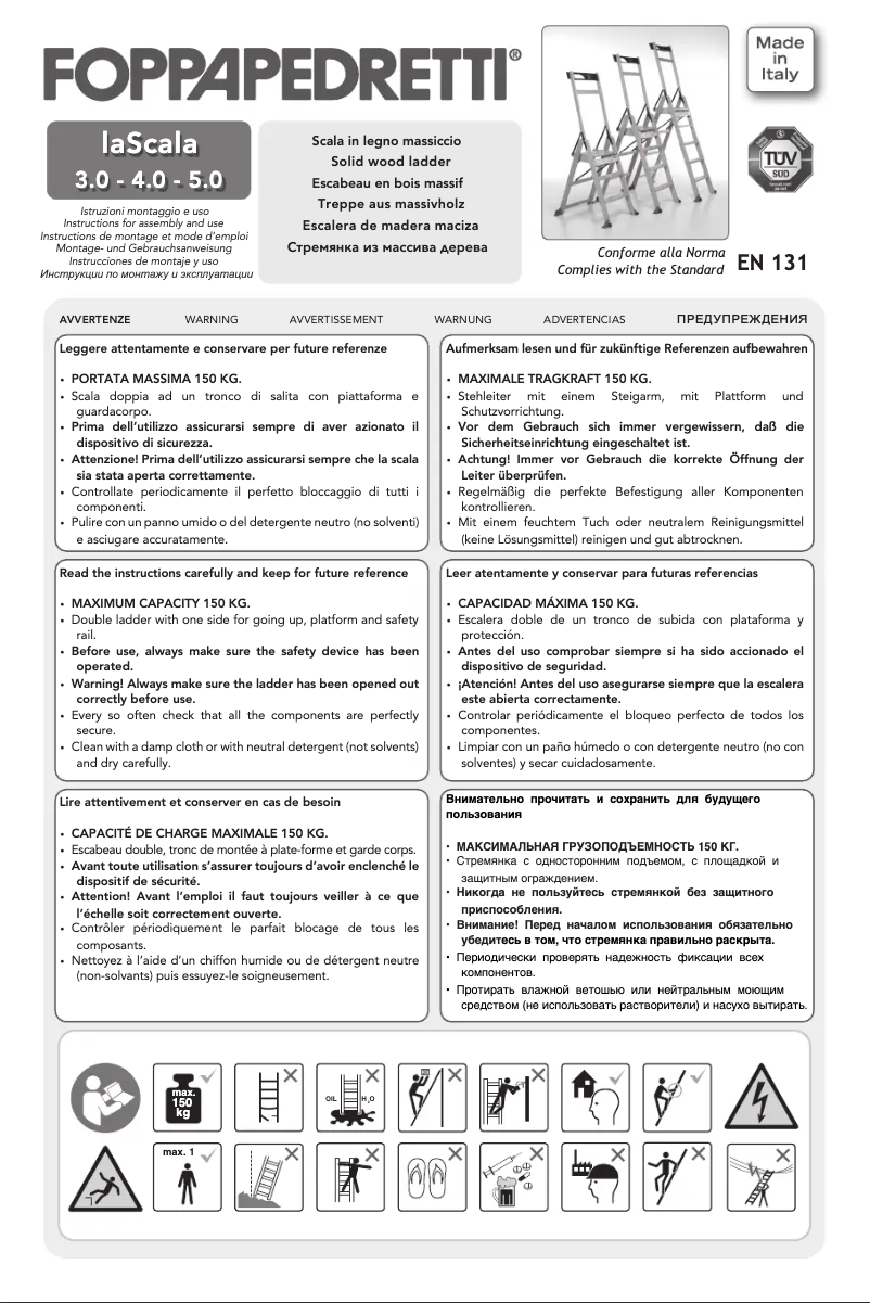 Imagen de la primera página del manual del dispositivo LaScala 3