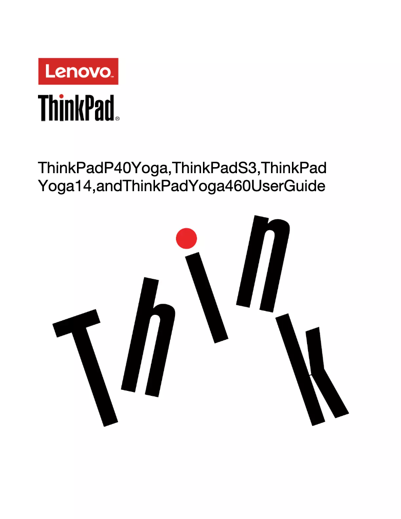 Imagen de la primera página del manual del dispositivo ThinkPad 14