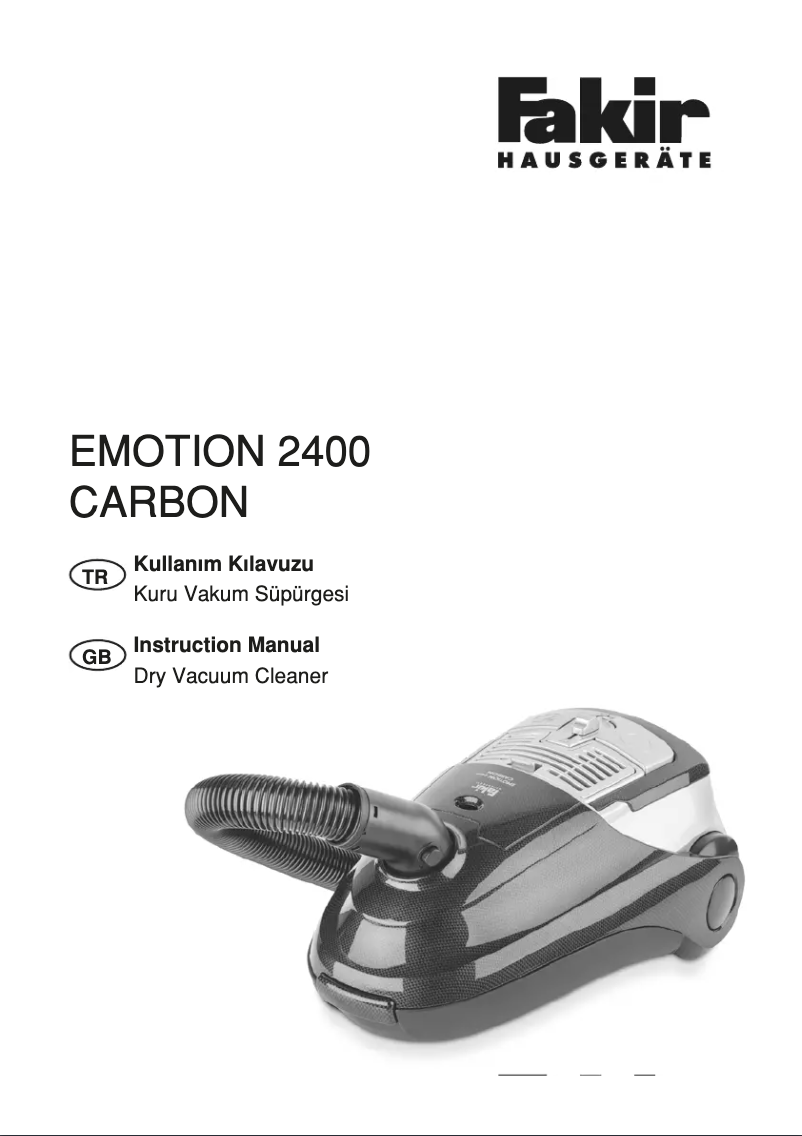 Imagen de la primera página del manual del dispositivo Emotion 2400 Cerbon