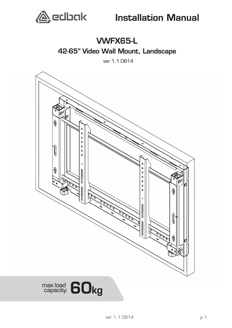 Página 1 del manual Manual de usuario Edbak VWFX65-L