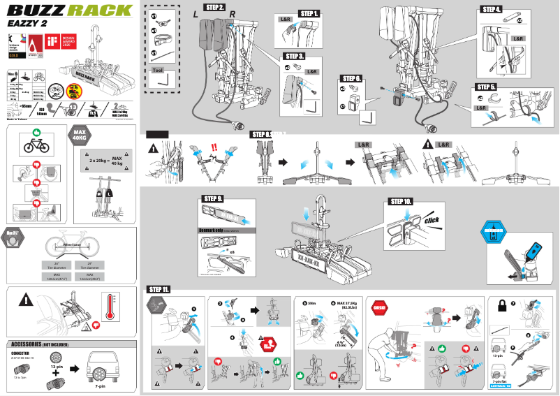 Imagen de la primera página del manual del dispositivo Eazzy 2