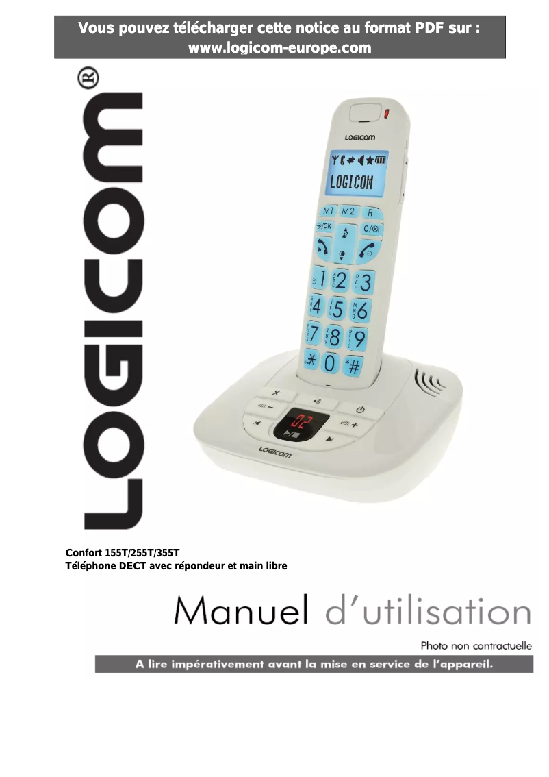 Imagen de la primera página del manual del dispositivo Confort 355T