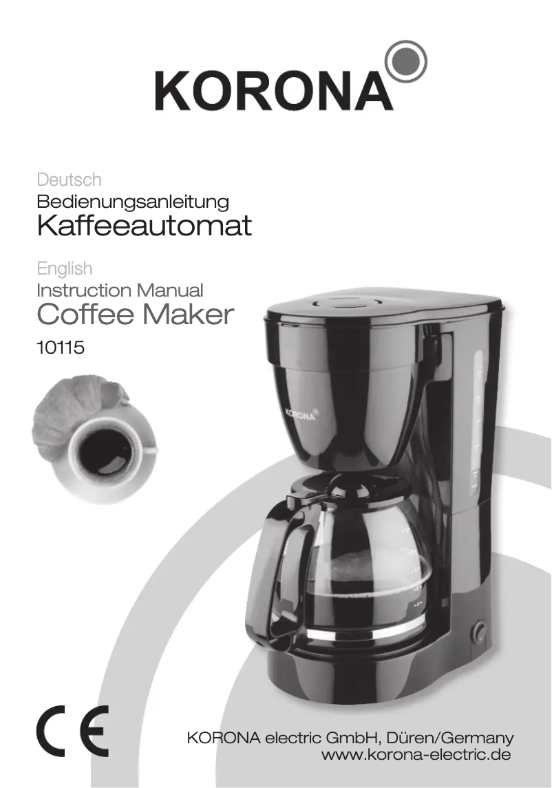 Página 1 del manual Manual de usuario Korona 10115