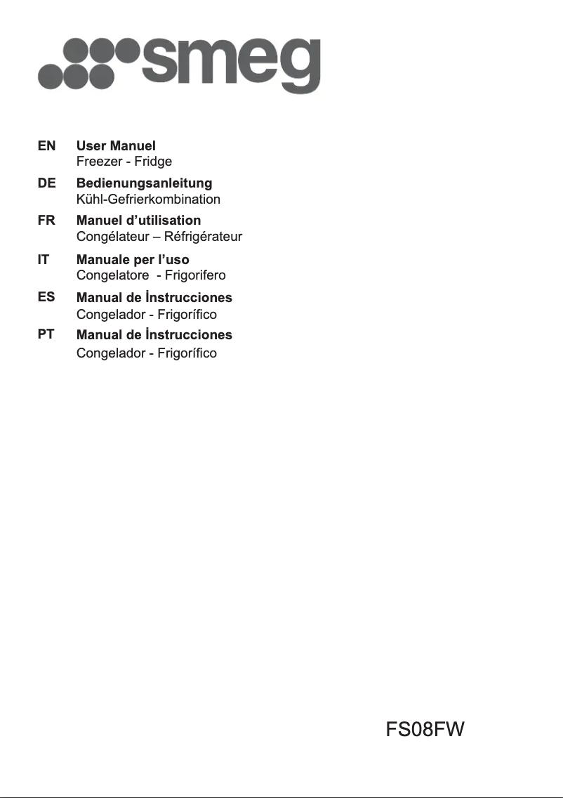 Página nº 1 - Folleto Smeg FS08FW