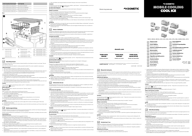 Imagen de la primera página del manual del dispositivo WCI22