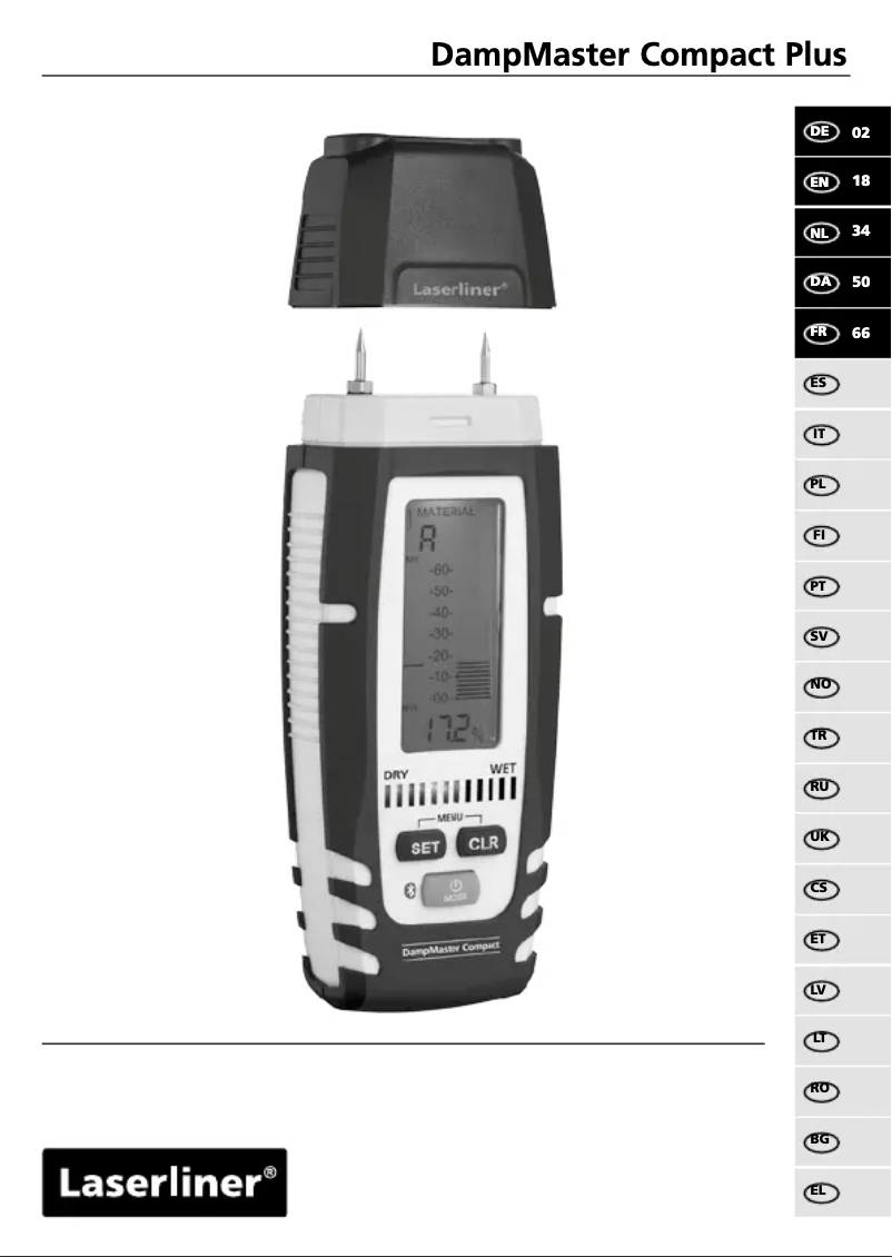 Imagen de la primera página del manual del dispositivo DampMaster Compact Pro