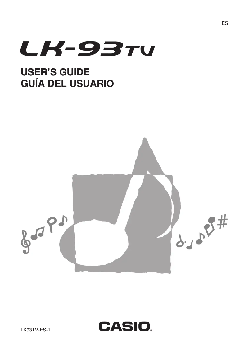 Imagen de la primera página del manual del dispositivo LK-93TV