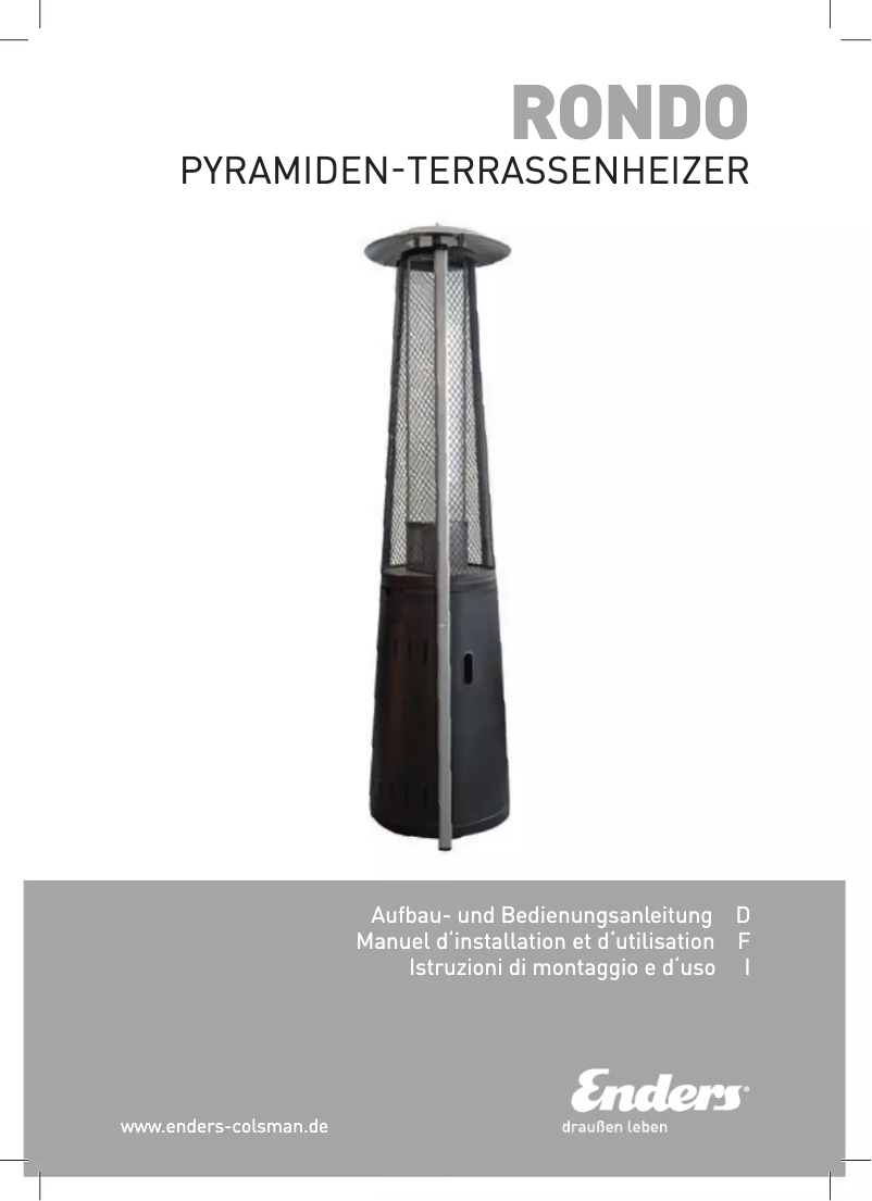 Página 1 del manual Manual de usuario Enders Rondo