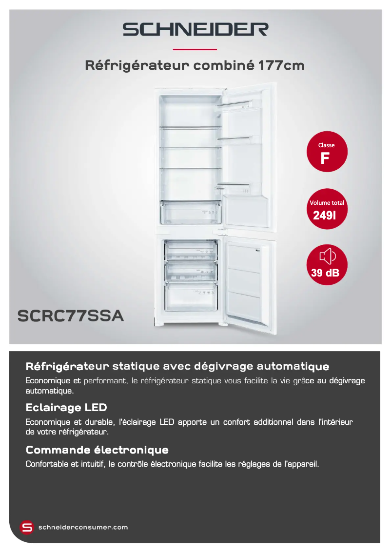 Imagen de la primera página del manual del dispositivo SCRC77SSA