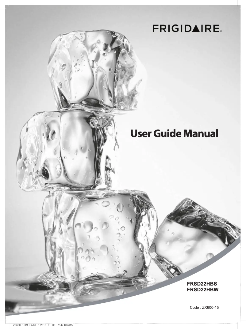 Imagen de la primera página del manual del dispositivo FRN-Z53NQS