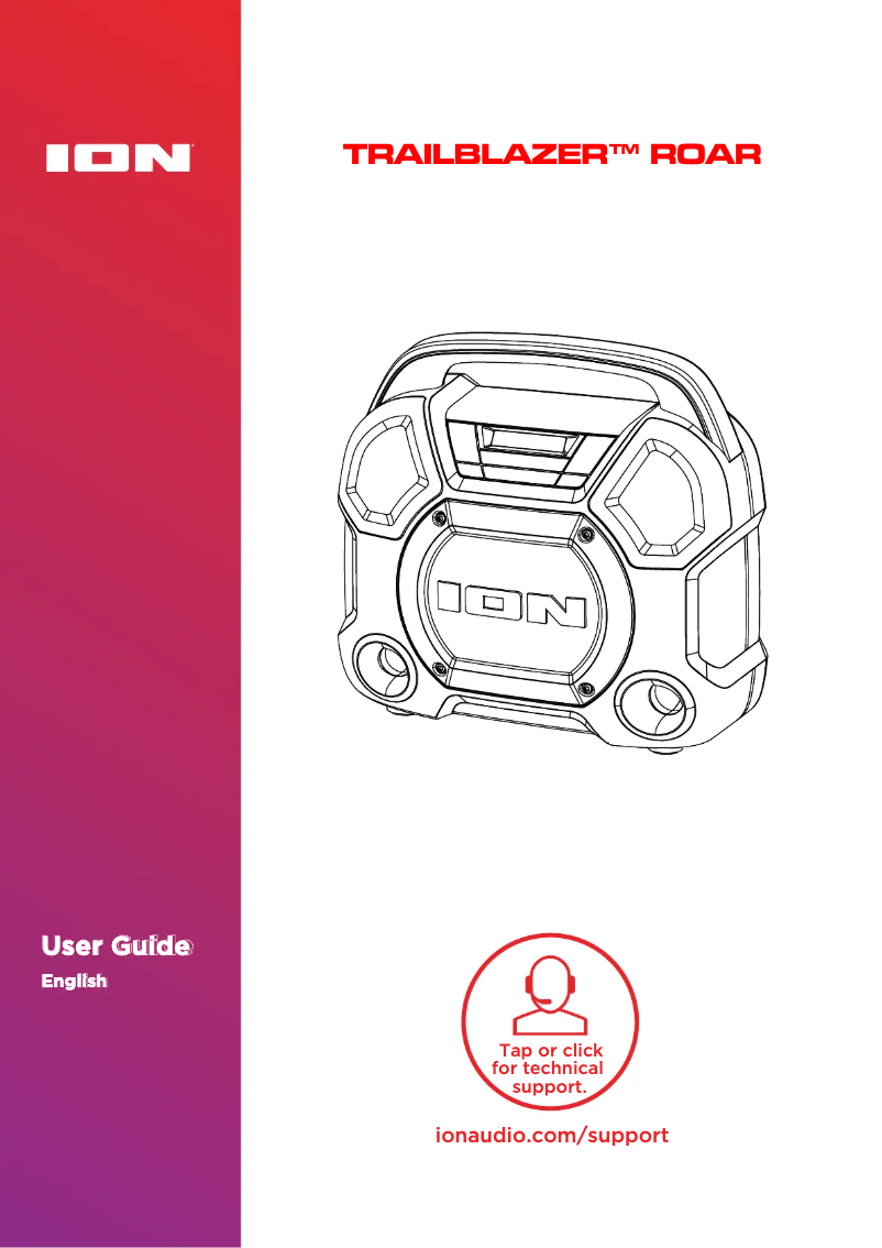Imagen de la primera página del manual del dispositivo Trailblazer Roar