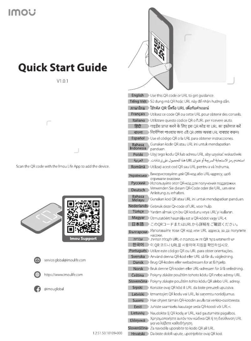 Página 1 del manual Manual de usuario Imou DK7 5MP