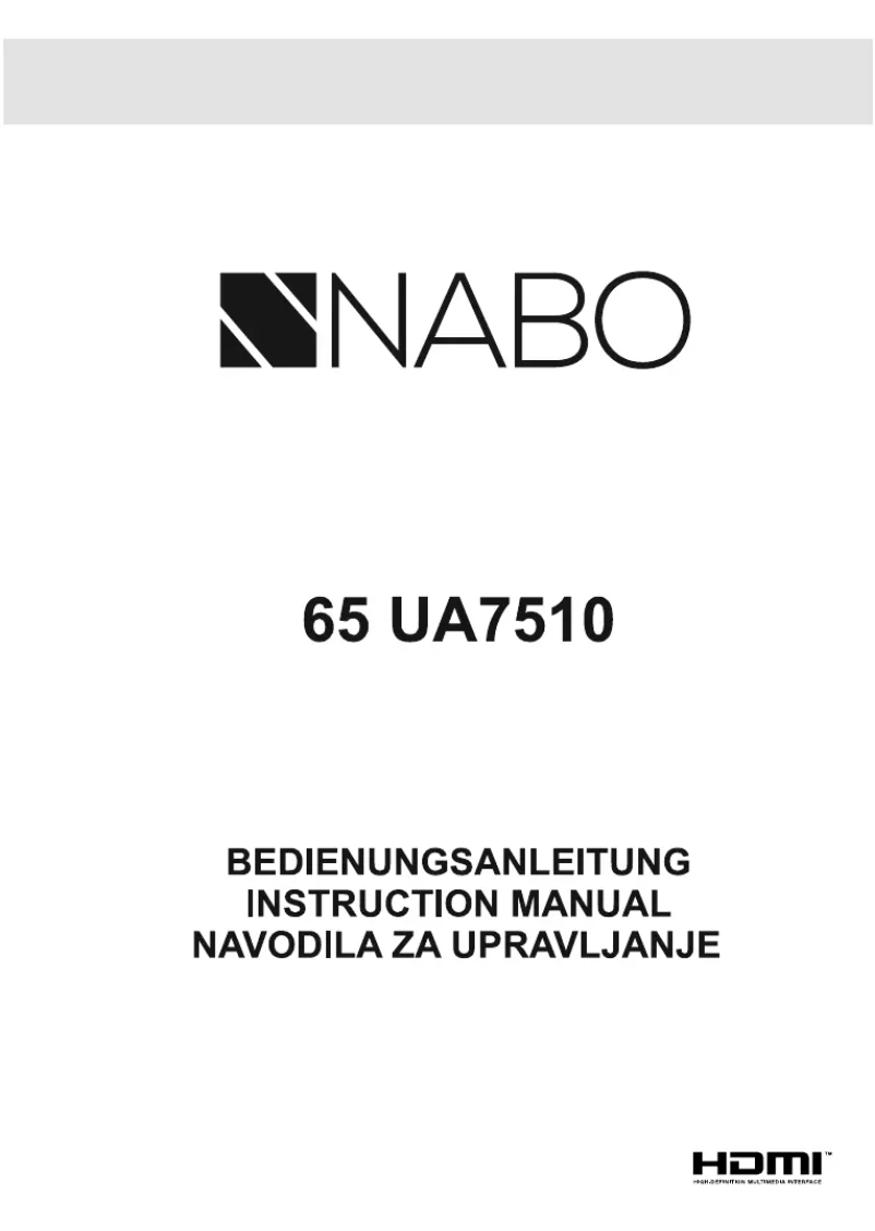 Imagen de la primera página del manual del dispositivo 65 UA7510