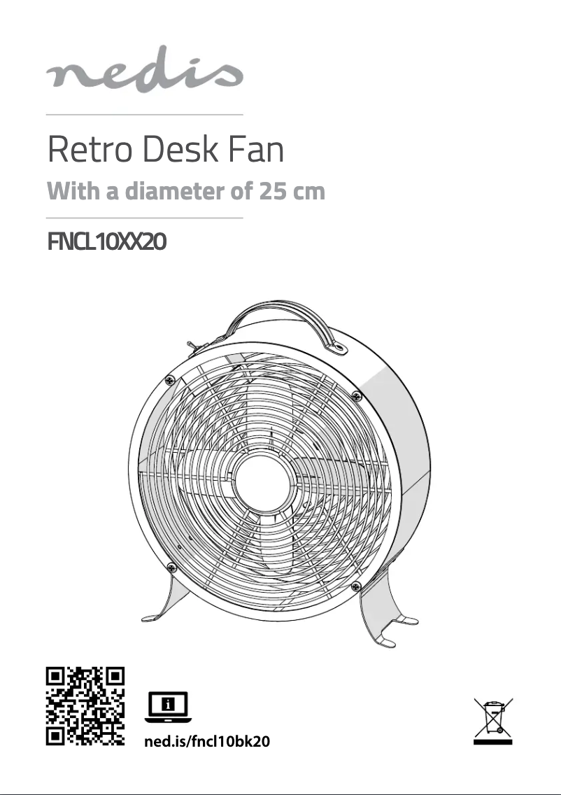 Página 1 del manual Manual de usuario Nedis FNCL10CO20