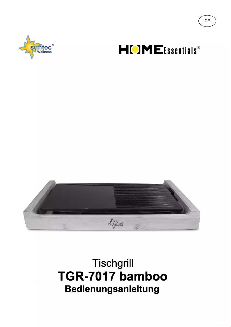 Imagen de la primera página del manual del dispositivo TGR-7017 Bamboo