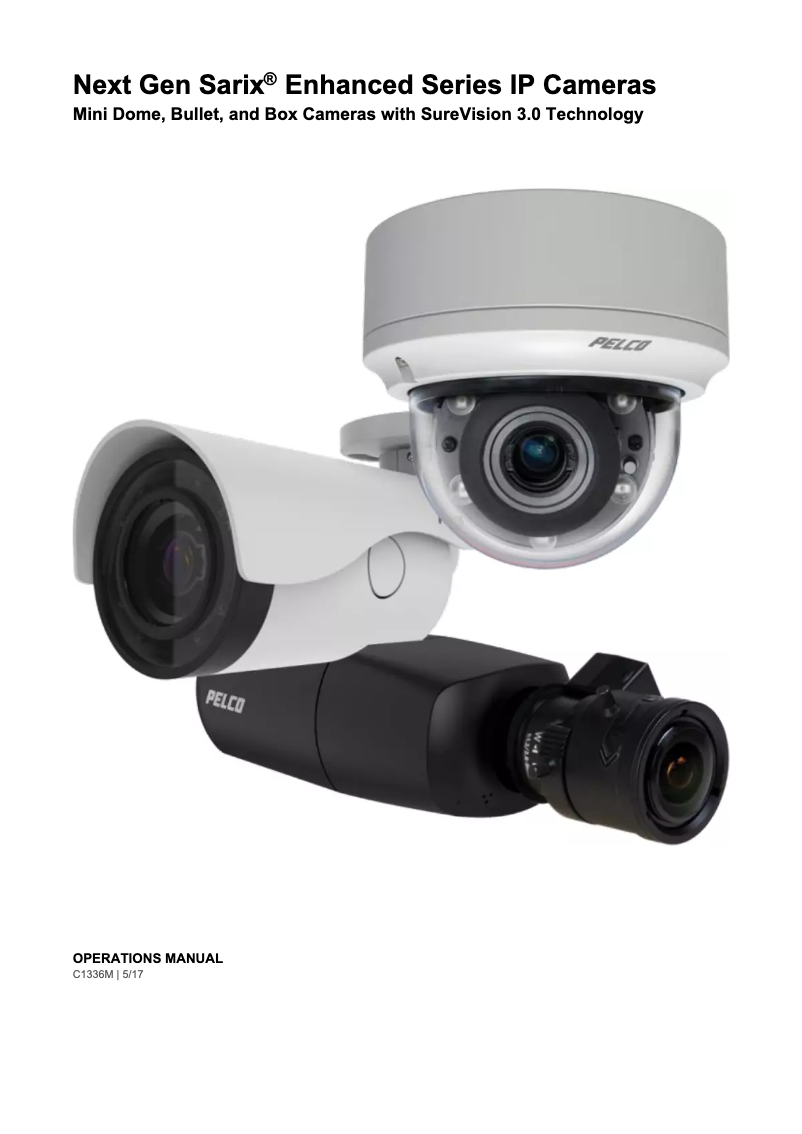 Página 1 del manual Manual de usuario Pelco Sarix Enhanced IME229-1ES