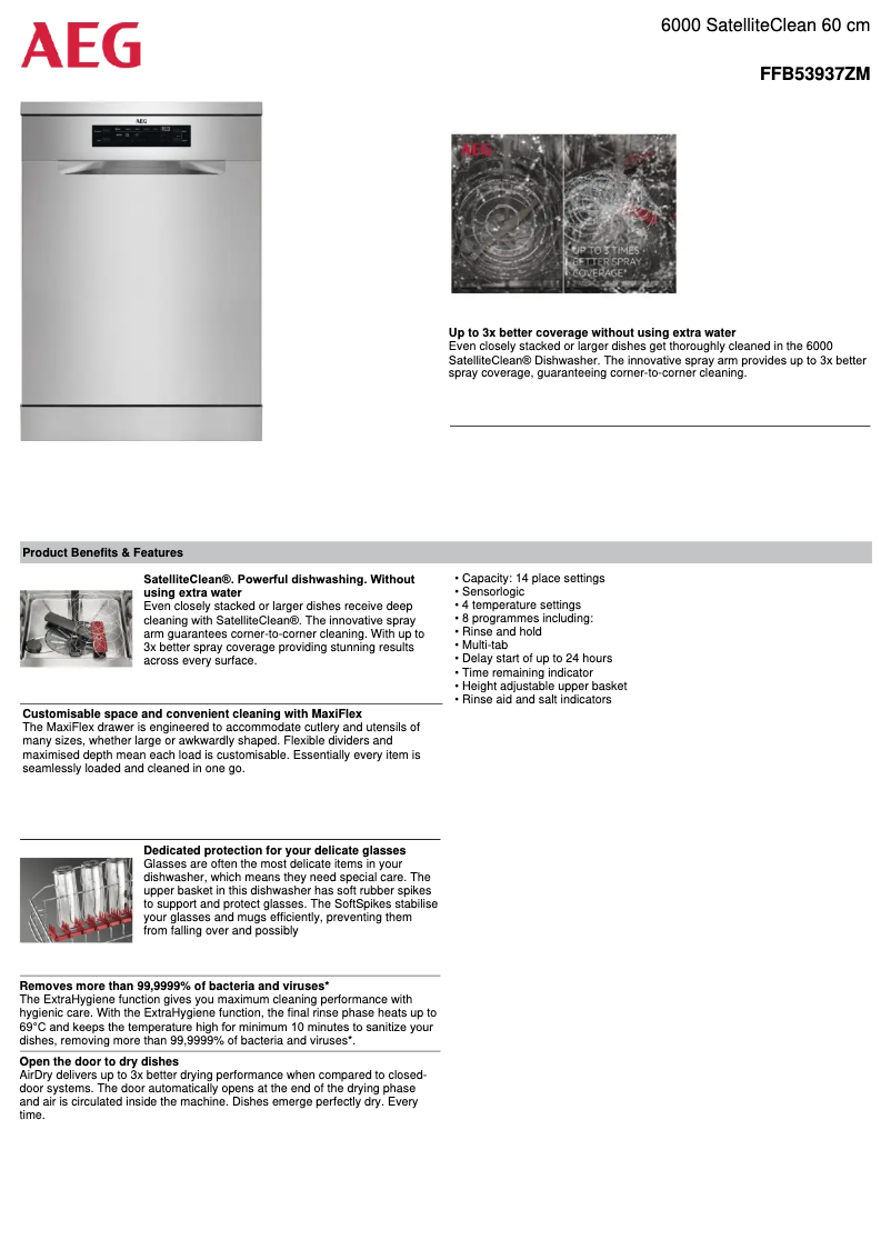 Imagen de la primera página del manual del dispositivo FFB53937ZM