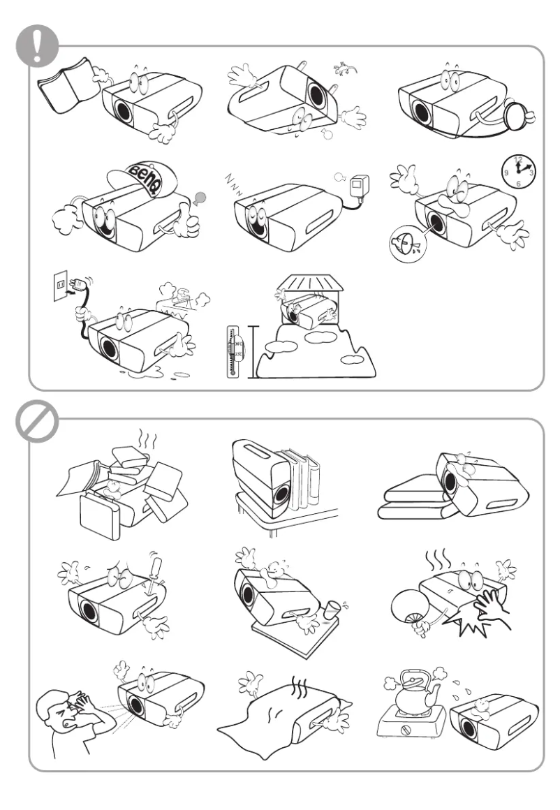 Página 1 del manual Guía de inicio rápido BenQ MH760