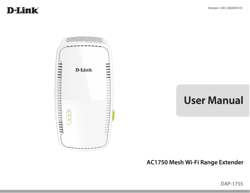 Página 1 del manual Manual de usuario D-Link DAP-1755