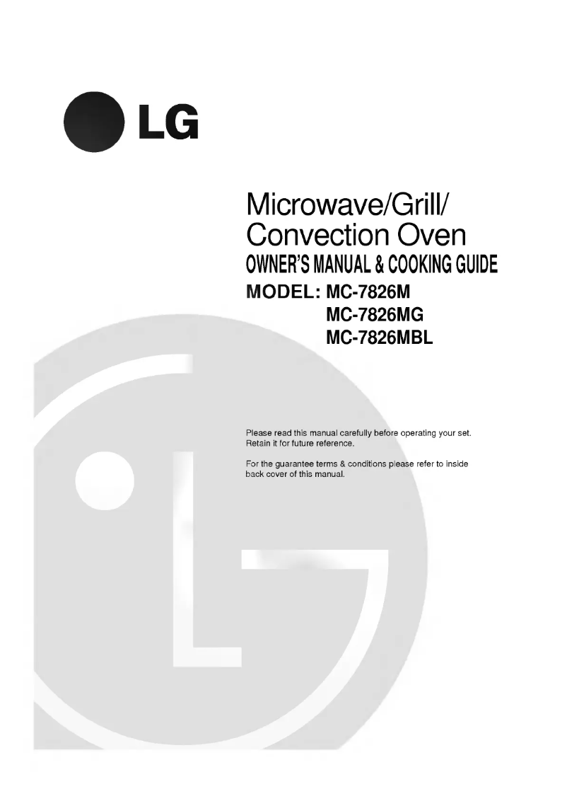 Imagen de la primera página del manual del dispositivo MC-7826M