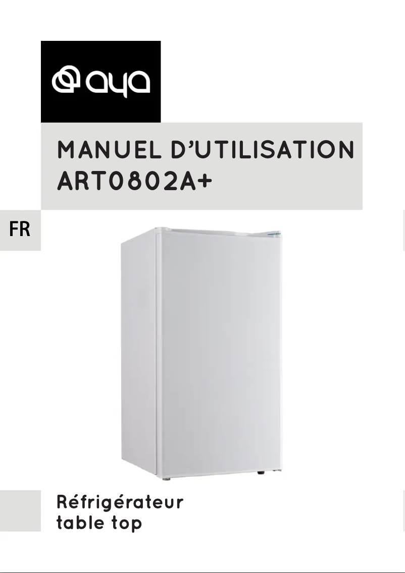 Página 1 del manual Manual de usuario AYA ART0802A