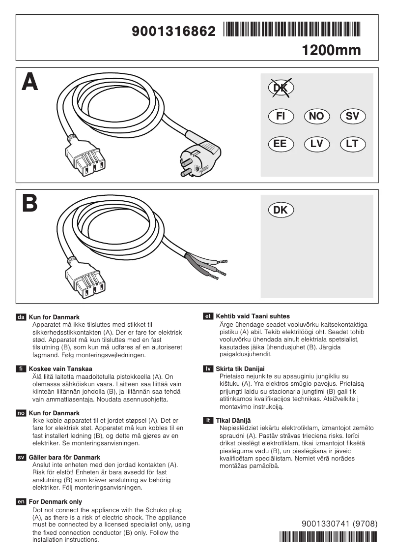 Imagen de la primera página del manual del dispositivo HB237G5R0S