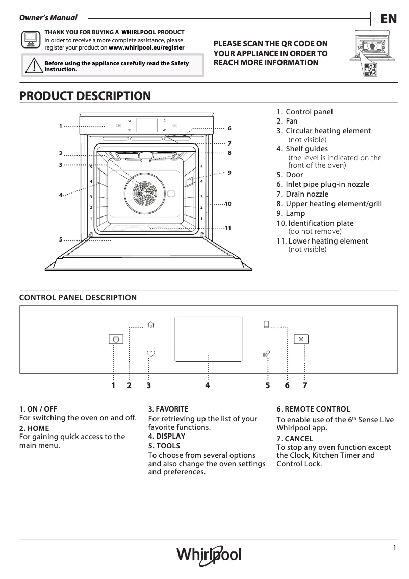 Imagen de la primera página del manual del dispositivo W11I OP1 4S2 H