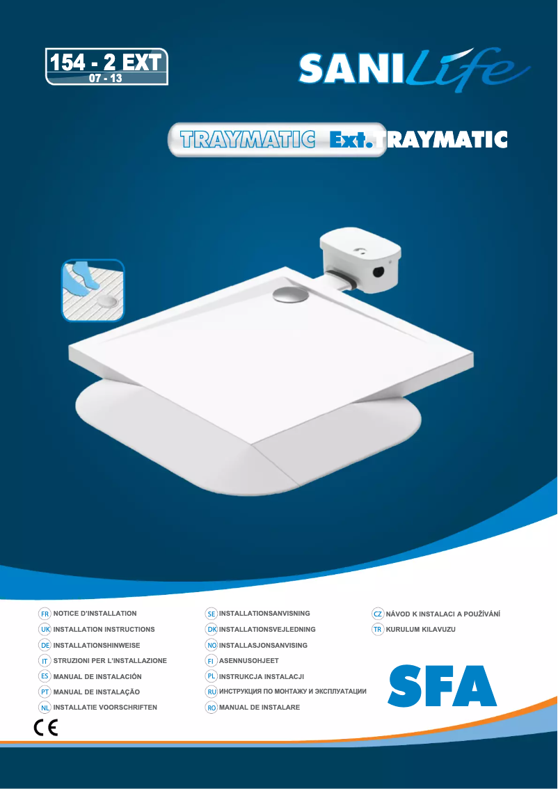 Imagen de la primera página del manual del dispositivo Traymatic Extern