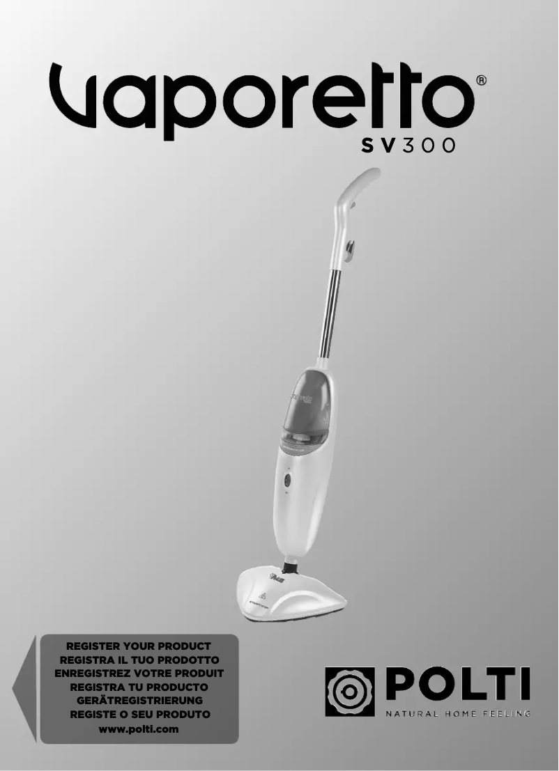 Imagen de la primera página del manual del dispositivo Vaporetto SV300