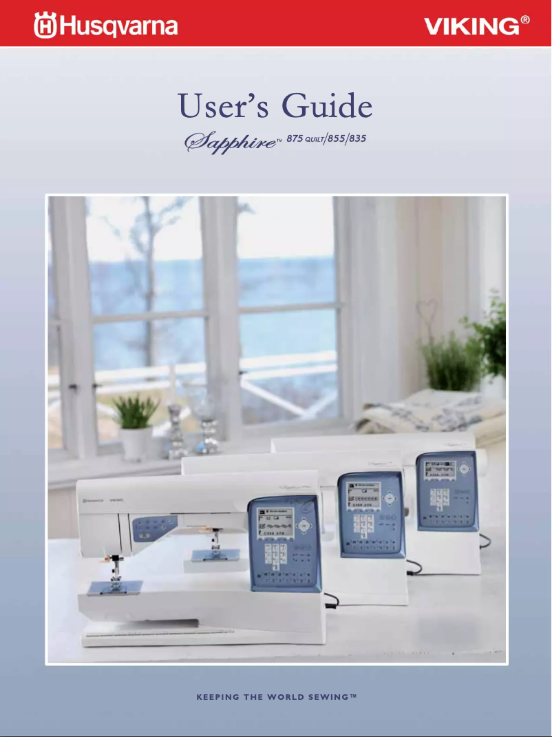 Página nº 1 - Manual de usuario Husqvarna Sapphire 875 Quilt