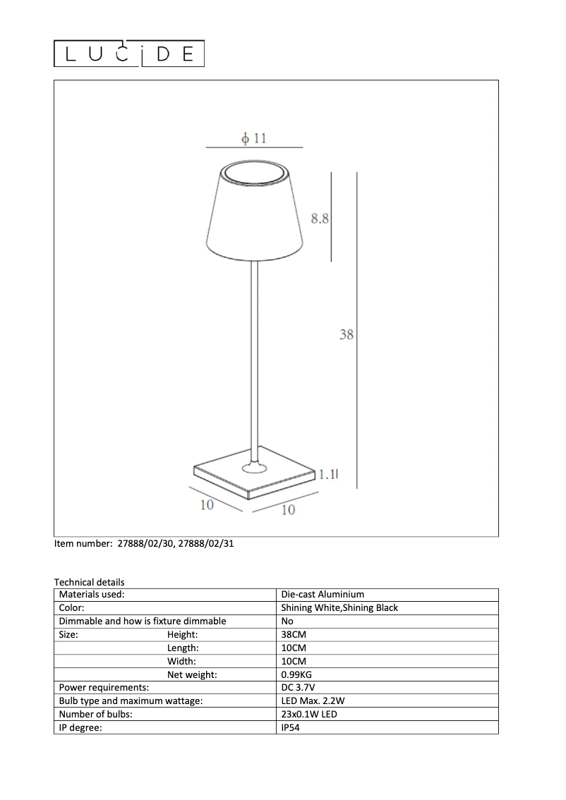Imagen de la primera página del manual del dispositivo Justin 27888/02/31