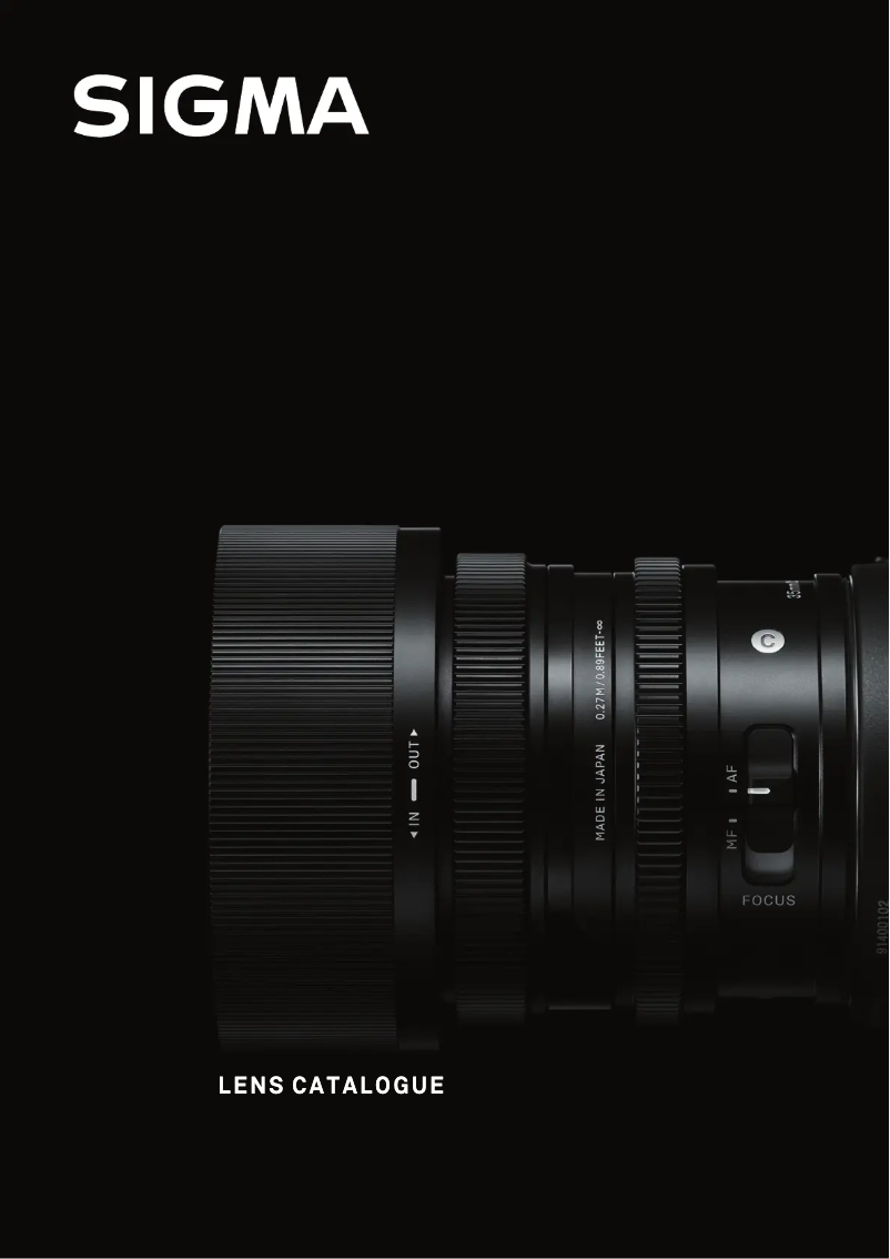 Imagen de la primera página del manual del dispositivo 56mm F1.4 DC DN