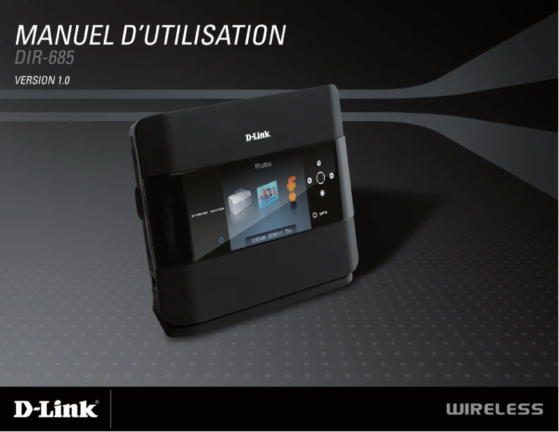 Imagen de la primera página del manual del dispositivo DIR-685