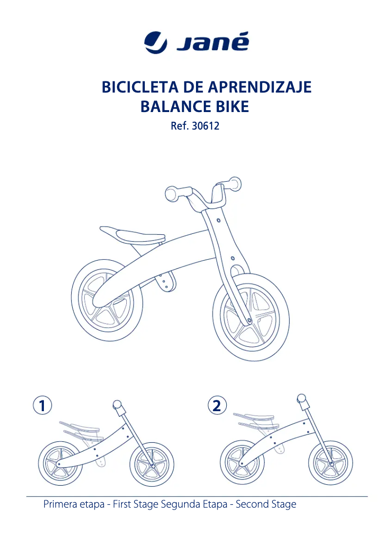 Página 1 del manual Manual de usuario Jane Babycle