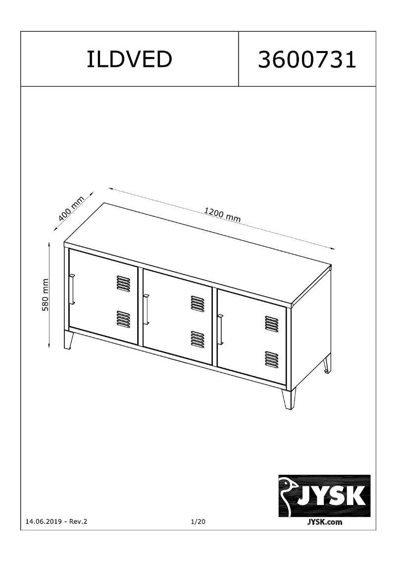 Imagen de la primera página del manual del dispositivo Ildved