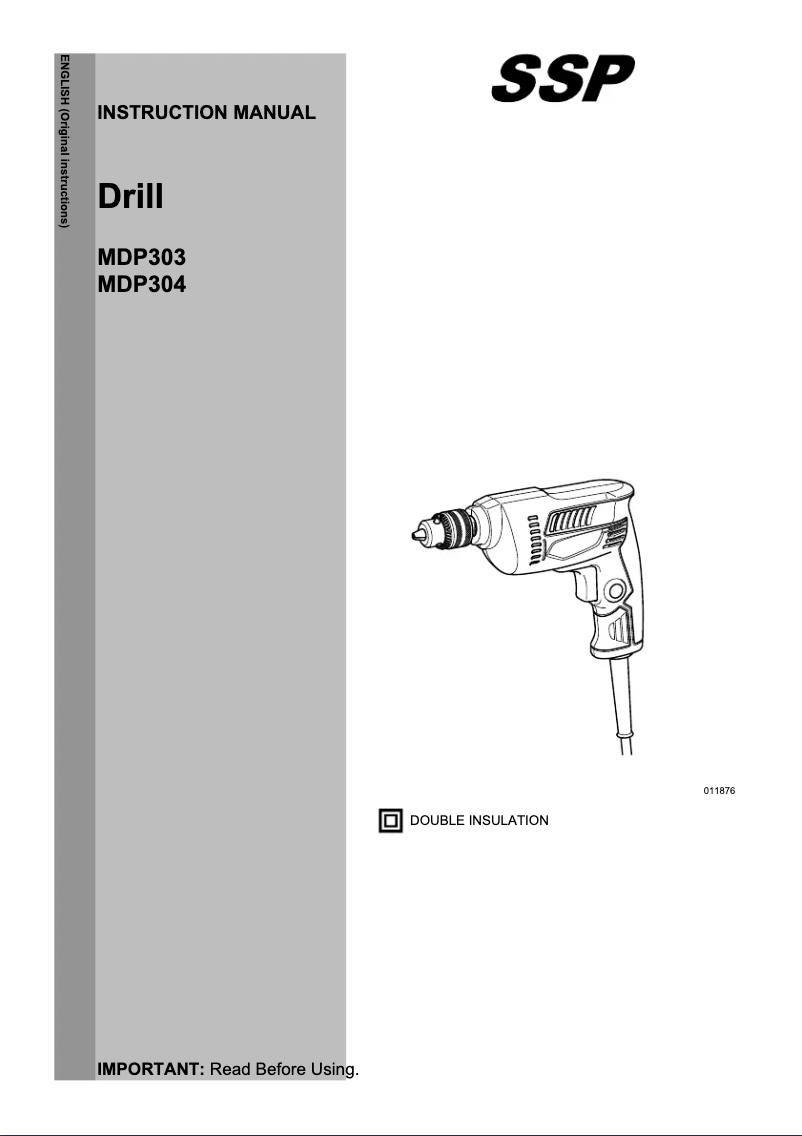Imagen de la primera página del manual del dispositivo MDP303