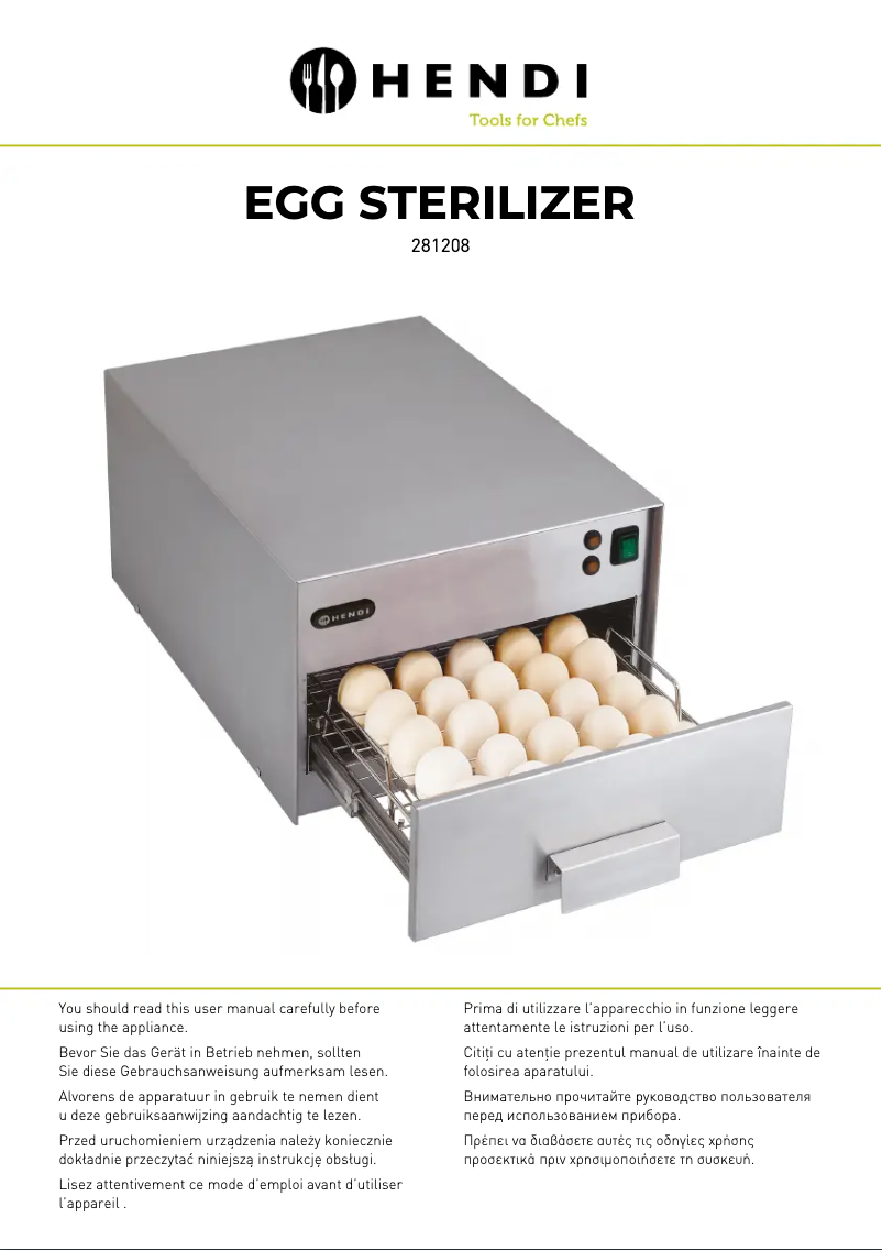 Página 1 del manual Manual de usuario Hendi 281208