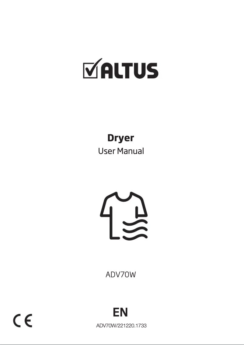 Imagen de la primera página del manual del dispositivo ADV70W