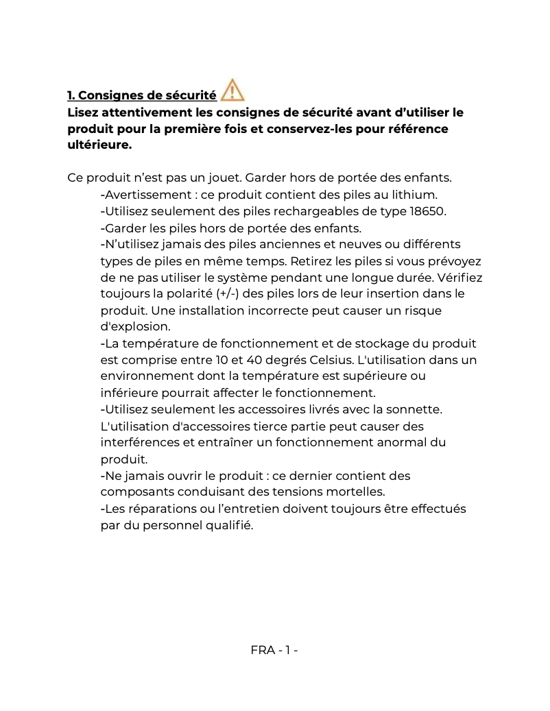 Imagen de la primera página del manual del dispositivo VDB-216