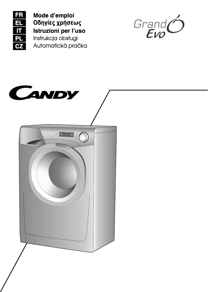 Página 1 del manual Manual de usuario Candy EVO 1272D-37