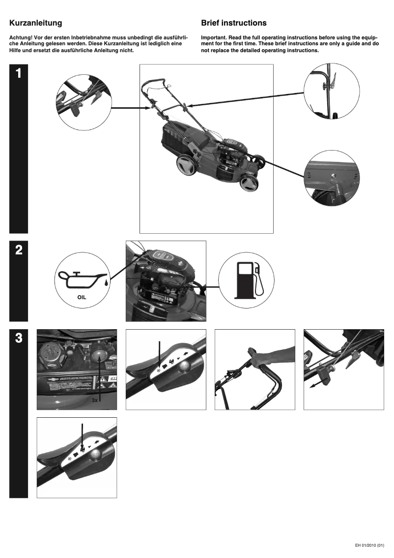 Página 1 del manual Manual de usuario Einhell RG-PM 48 B&S