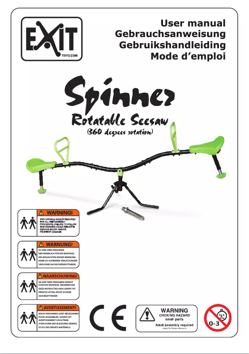 Página nº 1 - Manual de usuario EXIT Spinner 360