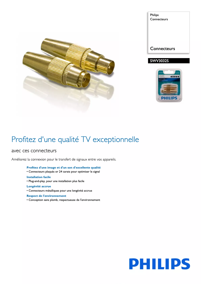 Imagen de la primera página del manual del dispositivo SWV3032S